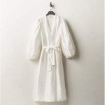Azeeza Silk Robe Wrap Dress
