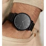 Solar watch – Solar Black | Black Mesh