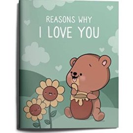 Reasons Why I Love You, Illustrated Fill-in-The-Blank Book Journal
