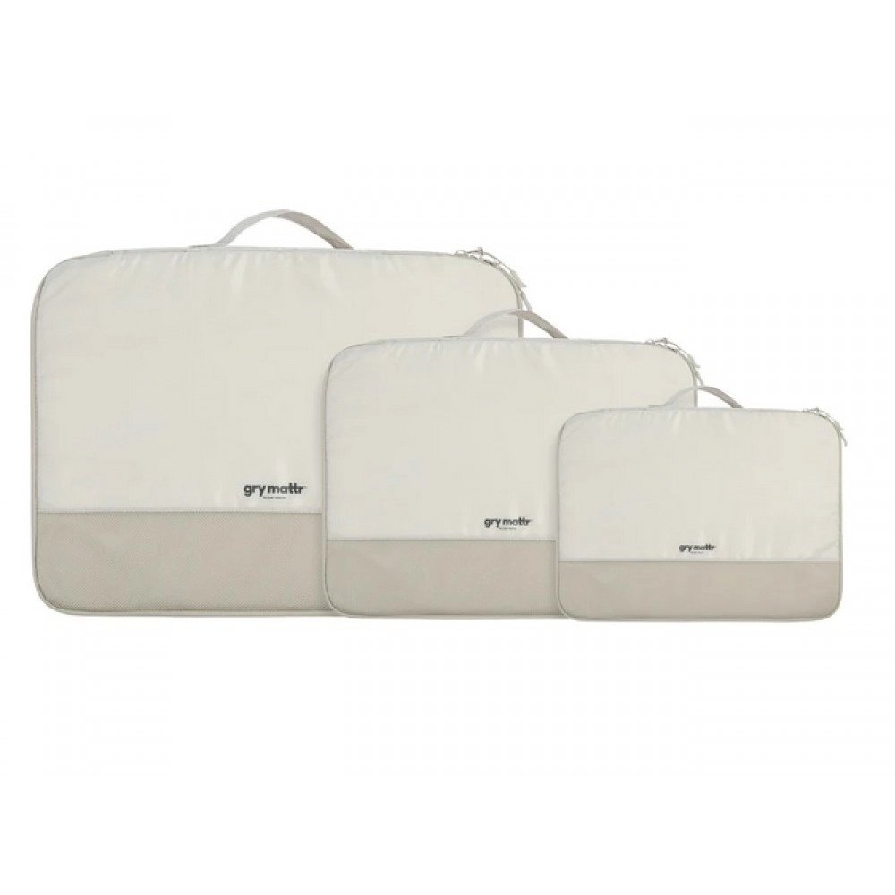 Gry Mattr Packing Cube - Stone - 3 Pack